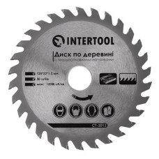 Диск пильний по дереву Intertool CT-3013 з твердосплавними напайками 125х22х1.4мм 30 зуб'їв