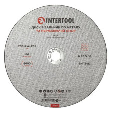 Круг відрізний по металу Intertool CT-4017 230х2.4х22.2мм