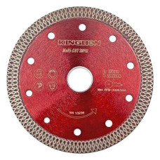 Диск алмазний ромбоподібний керамограніт Kinglion з фланцем 180x1.5x22