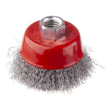 Щітка чашкова Intertool BT-1065 для КШМ 65мм М14 крученого дроту