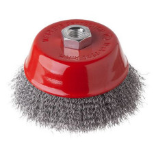 Щітка чашкова Intertool BT-1125 125мм для КШМ М14 крученого дроту