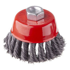 Щітка чашкова Intertool BT-2085 85мм для КШМ М14 пучки крученого дроту