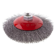 Щітка конусна Intertool BT-5125 125мм для КШМ М14 крученого дроту