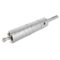 Комплект свердло корончате по бетону Intertool SD-7026 26мм плюс перехідник SDS Plus 100мм