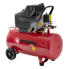 Компресор Intertool PT-0003 50л 2 HP 1.5кВт 220В 8 атм 206л / хв