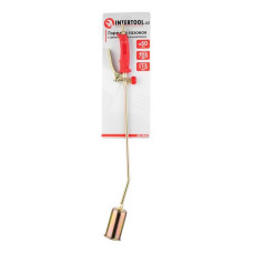 Пальник газовий Intertool GB-0045 з регулятором і клапаном 535мм сопло 97мм d 50мм
