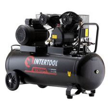 Компресор Intertool PT-0014 100л 3кВт 220В 8 атм 500л / хв 2 циліндра