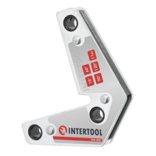 Косинець магнітний для зварювання Intertool MW-0007 15 60 90 120 11кг 75х85мм