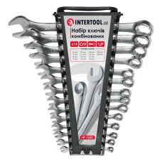 Набір ключів комбінованих Intertool HT-1252 14шт 6-24мм Cr-V