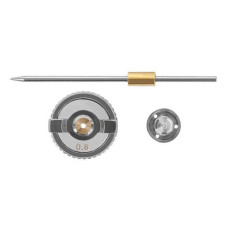 Комплект форсунки Intertool PT-2002 0.8мм для фарбопульта HVLP РТ-0101 форсунка повітряна головка