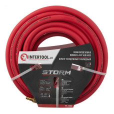 Шланг гібридний проф. Intertool PT- 1782 20 атм 10x17мм 20м з латун.бистрораз. cоед. Storm