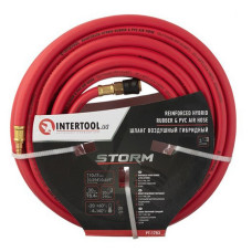 Шланг гібридний проф. Intertool PT-1783 20 атм 10x17мм 30м з латуні. бистрораз.соедін. Storm