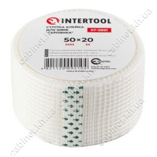 Стрічка клейка KT-0921 Intertool для швів серп'янка 50ммх20м