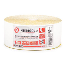 Шкурка шліфувальна на паперовій основі Intertool BT-0813 К36 115ммх50м