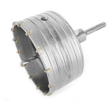 Свердло корончате по бетону Intertool SD-7120 120мм плюс перехідник SDS-plus 100мм