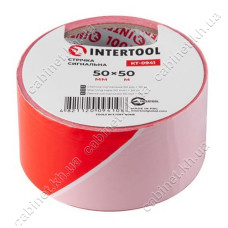 Стрічка сигнальна Intertool KT-0941 50мм x 50м