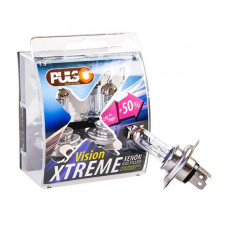 Лампа галогенна Pulso H4/P43T 12v 60w plus 50% X-treme Vision/c/box