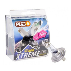 Лампа галогенна Pulso H7/PX26D 12v 55w plus 50% X-treme Vision/c/box
