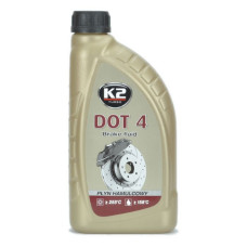 Гальмівна рідина K2 Brake Fluid Turbo Dot 4 1л