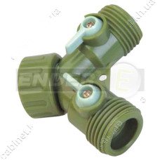 Подвійний кран Ender 646023 3/4