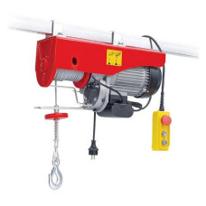 Лебідка електрична Intertool GT1482 220 / 230В 900Вт 250 / 500кг трос 4.2мм 12м