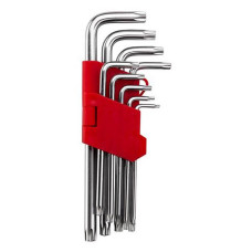 Набір Г-образних ключів Intertool HT-0608 TORX Т10-Т50 Cr-V big 9шт