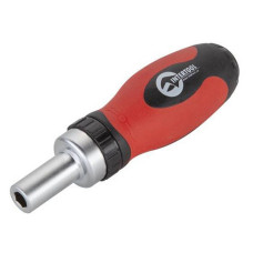 Викрутка реверсіонна міні Intertool VT-1005 з комплектом насадок 5шт