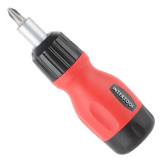 Викрутка реверсіонна Intertool VT-1009 з комплектом насадок 6шт