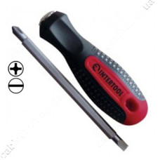 Викрутка двостороння Intertool VT-3100 SL6 PH2