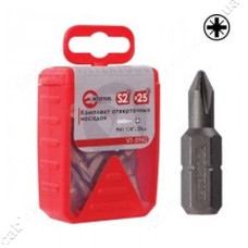 Комплект викруткових насадок Intertool VT-5942 PH1 1/4