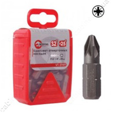 Комплект викруткових насадок Intertool VT-5949 PZ2 1/4
