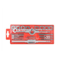 Набір плашок і мітчіків Intertool M3-M12 SD-8020 20шт