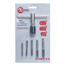 Набір мітчіків Intertool SD-8018 з Т-образним тримачем M4 / М5 / M6 / M8 / M10 6шт