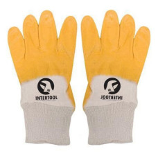Рукавички Intertool SP-0110W х/б трикотаж покриті нітрилом на долоні 10