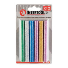 Комплект клейових стрижнів Intertool RT-1029 11.2х100мм асорті 12шт