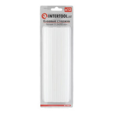 Комплект клейових стрижнів Intertool RT-1022 11.2x200мм білі 12шт