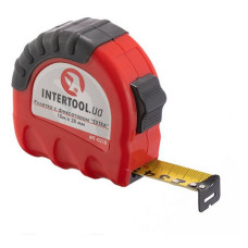 Рулетка з фіксатором Intertool MT- 0210 EXTRA 25мм 10м