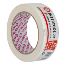 Стрічка малярна Intertool DM-3841 38мм 40м біла 6шт