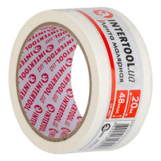 Стрічка малярна Intertool DM-4821 48мм 20м біла 6шт