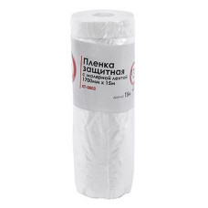 Плівка захисна Intertool KT-0803 з малярною стрічкою 1700мм 15м