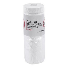 Плівка захисна Intertool KT-0804 з малярною стрічкою 2400мм 15м