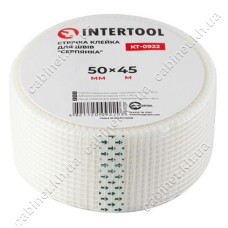 Стрічка клеїться Intertool KT-0922 серпянка для швів 50мм 45м