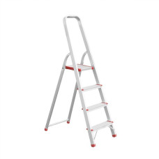 Драбина Intertool LT-1004 алюмінієва 4 ступені висота до платформи 850мм