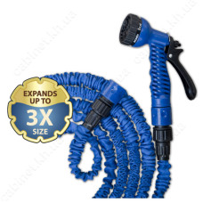 Універсальний шланг Trick Hose WTH722BL 7.5-22м в комплекті пістолет і 2 конектора Універсальний шланг Trick Hose WTH722BL 7.5-22м в комплекті пістолет і 2 конектора