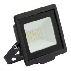 LED прожектор Lemanso 20W IP65 холодний 6500К 1600lm Посейдон чорний