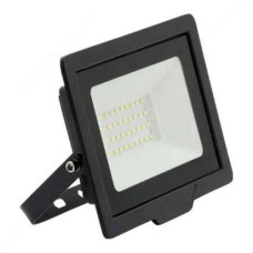 LED прожектор Lemanso 30W IP65 холодний 6500К 2400lm Посейдон чорний