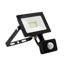 LED прожектор Lemanso з датчиком руху 20W IP65 холодний 6500К 1600lm чорний