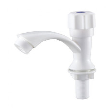 Кран для однієї води Plamix Mono-001 White монокран