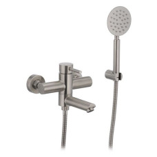 Змішувач для ванни Mixxus SUS-009 EURO короткий з дивертором в корпусі SUS304 картридж 35мм