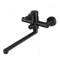 Змішувач для ванни Mixxus SUS-006 Euro Black довгий з нержавіючої сталі SUS304